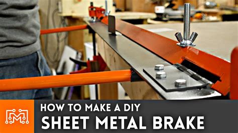 homemade sheet metal brake 2x4|hobby sheet metal bender.